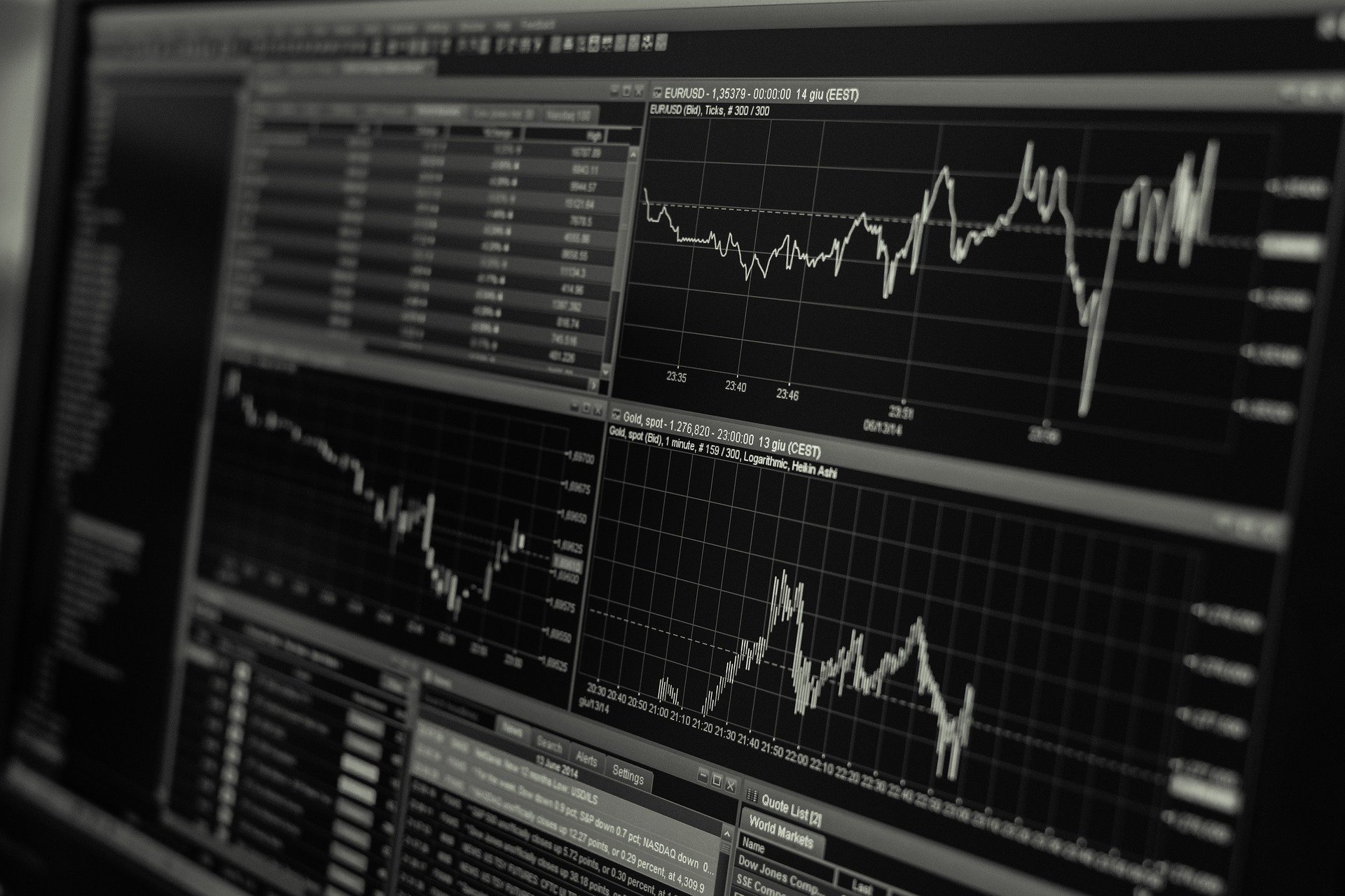 Stock trading data